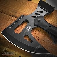 Vista 3 de KCCEDGE BEST CUTLERY SOURCE Hacha martillo de hacha táctica hacha de supervivencia cuchillo de caza de 17 pulgadas en general navaja afilada