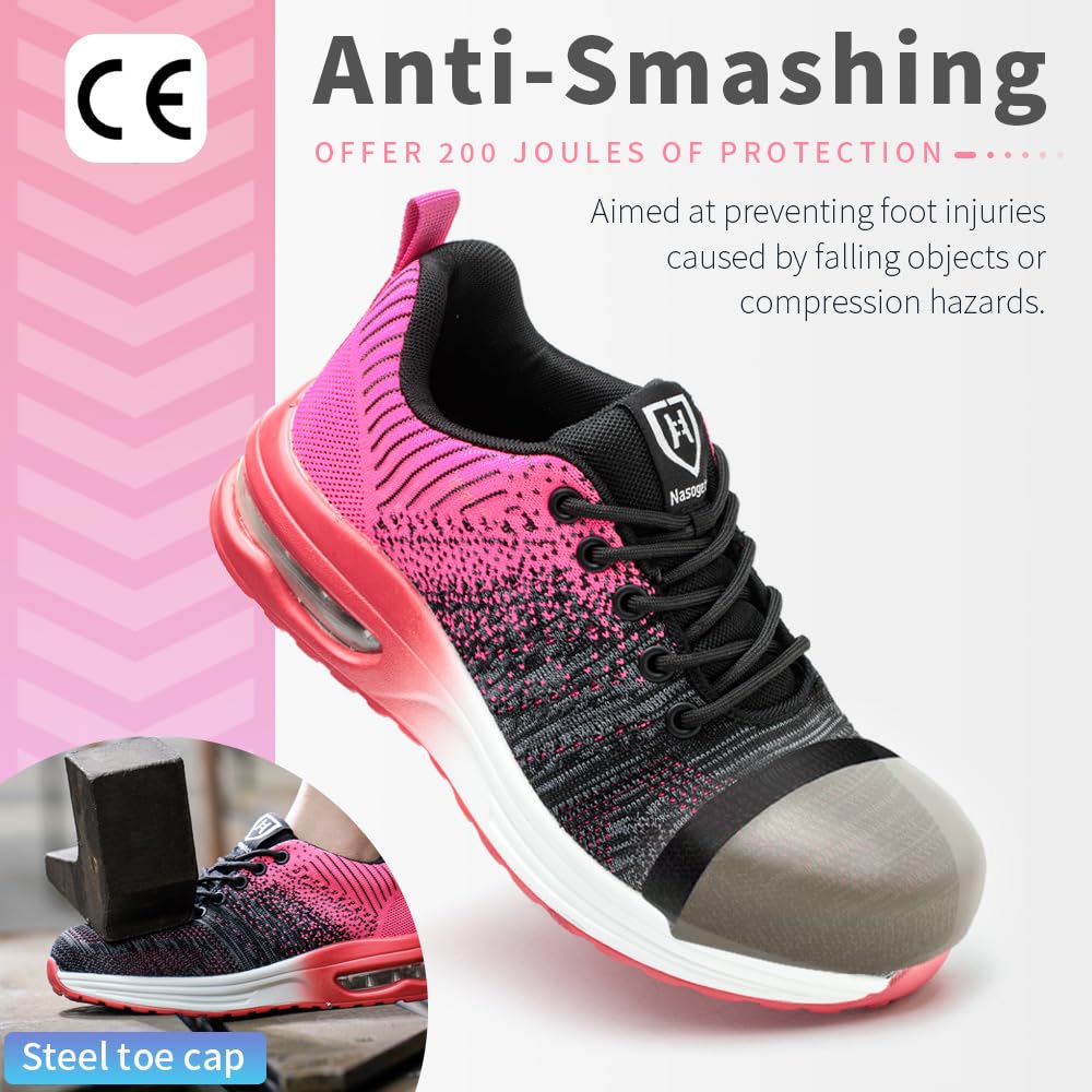 Scarpe Antinfortunistiche Uomo Donna Scarpe da Lavoroleggere Alte Comode Scarpe Sicurezza
