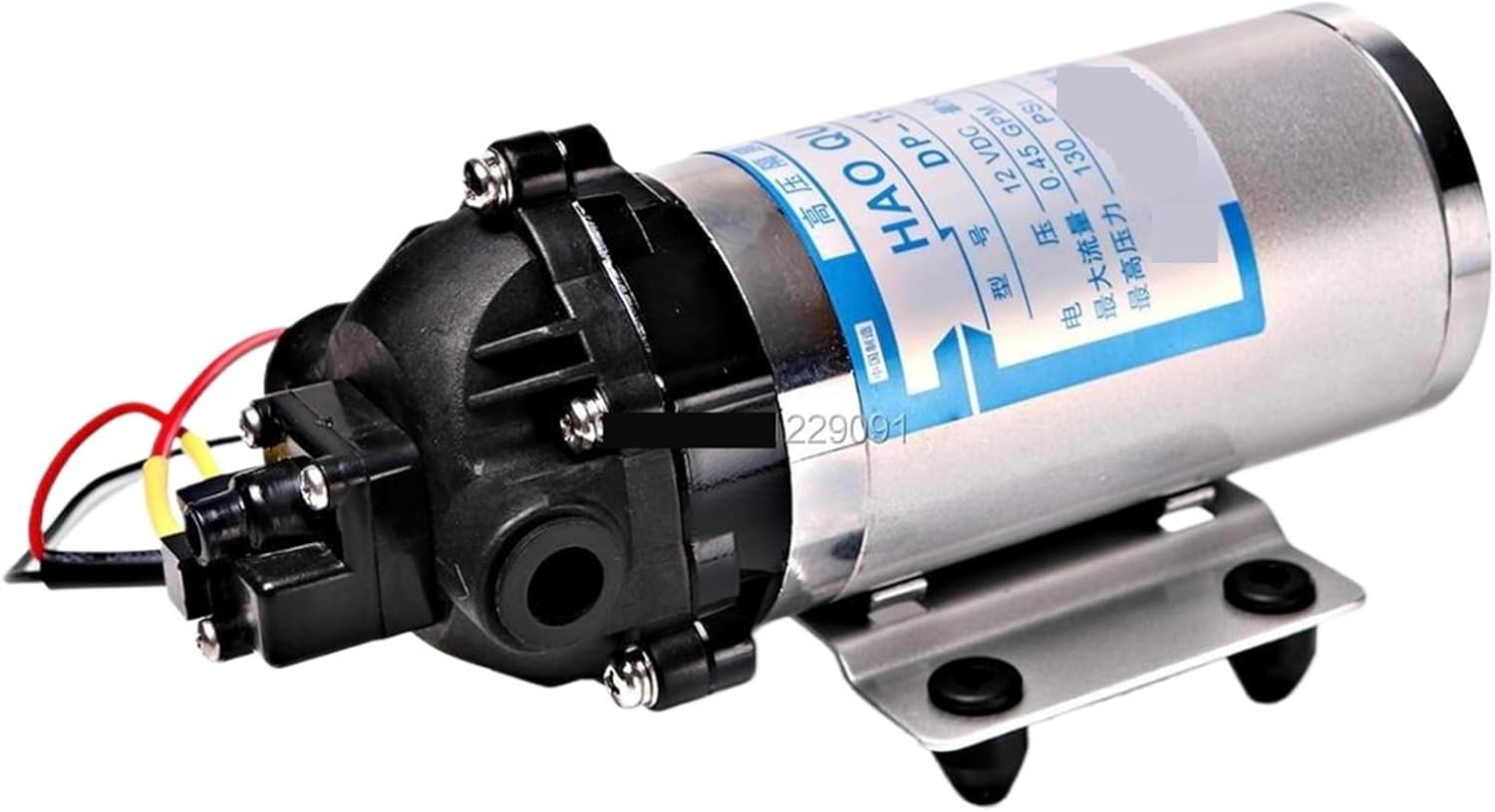 DC 12v 24V 15W 1.7LPM 130psi High Pressure small Water Pump pressure Switch Diaphragm Pumps 5m Self priming Pump(12V)