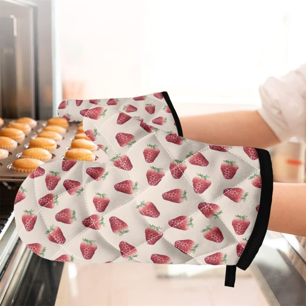 Kitchen Non-Slip Gloves Potholder Baking Heat Resistant Oven