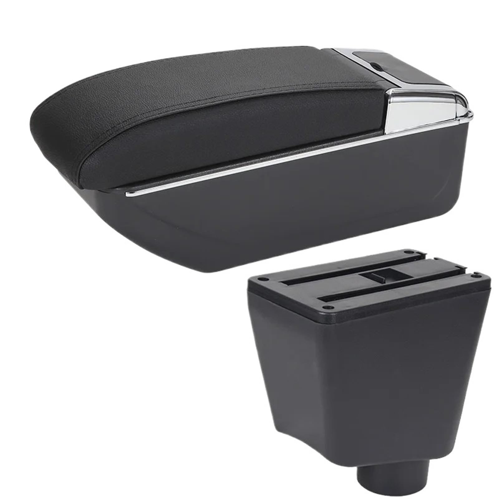 BYHGFDEA Armrest Storage Box For Captur For Clio 4 For Clio 3 III IV Car Armrest Box Accessorie Storage Parts Dedicated Interior Retrofit