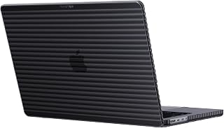 Tech21 Evo Wave case for MacBook Pro 14" (2021 & 2023) - Protective Hard Shell Cover - Charcoal