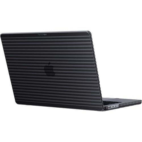 Tech21 Evo Wave case for MacBook Pro 14" (2021 & 2023) - Protective Hard Shell Cover - Charcoal