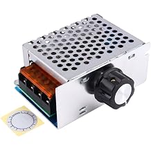 Electronic Voltage Regulating Motor, 4000W AC220V SCR Silicon Controlled Electronic Volt Regulator, for Electric Furnaces, Water Heaters, Lamps