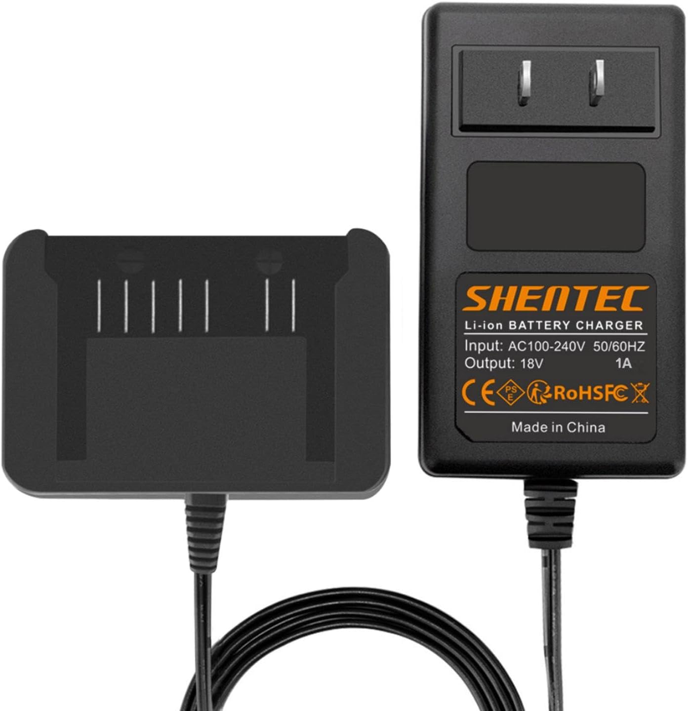 18V 1.5A Li-ion Battery Charger Compatible with Hitachi BSL1815X | 339782 BSL1830C BSL1815S BSL1830 330139 330557 Li-ion Slide Style Battery