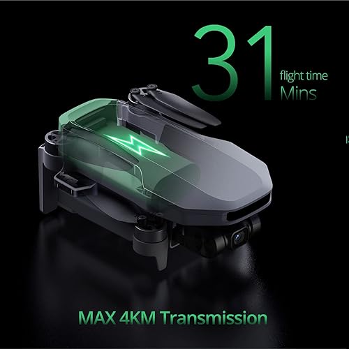 Vista 6 de Potensic Paquete de kit estándar ATOM SE con batería Atom SE 1