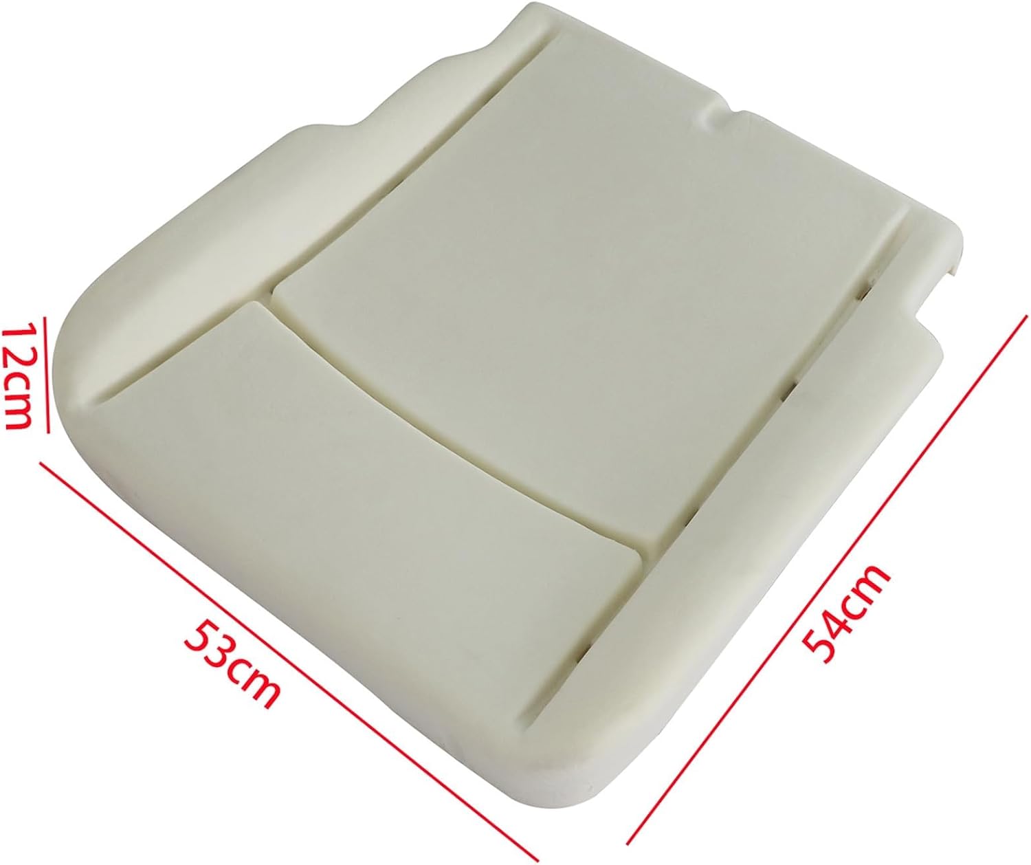 Driver Side Bottom Cloth Seat Cover and Foam Cushion Pad Gray Compatible with Dodge Ram 1500 2500 3500 4500 5500 2013 2014 2015 2016 2017 2018