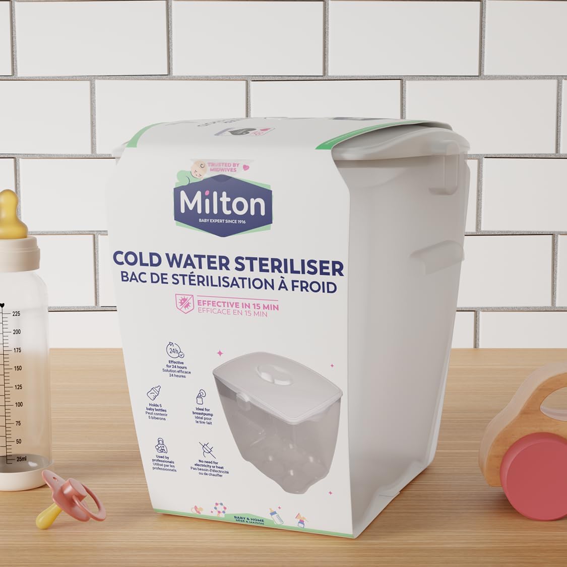 Cold Water Steriliser, Kills 99% of Germs (8375313) thumbnail 2