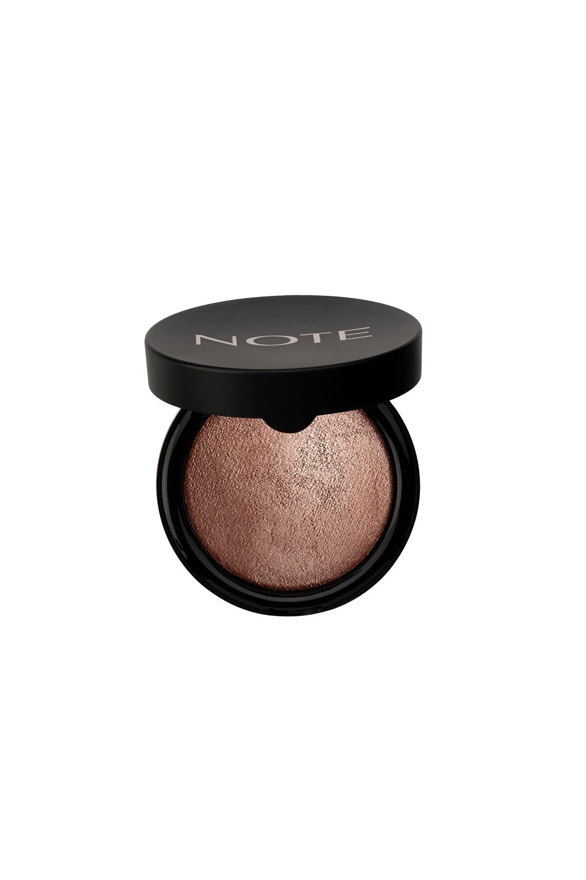 Note Cosmetics Baked Blusher 04 Deeply Bronze Işıltılı Fırınlanmış Toz Allık