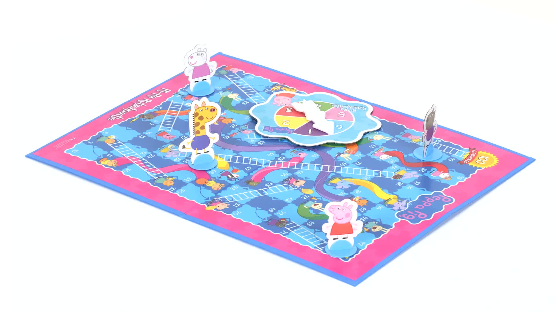 Hasbro Peppa Pig Rutschen Und Leitern – Brettspiel Für Kinder Ab 3 Jahren, Mit 4 Spielfiguren