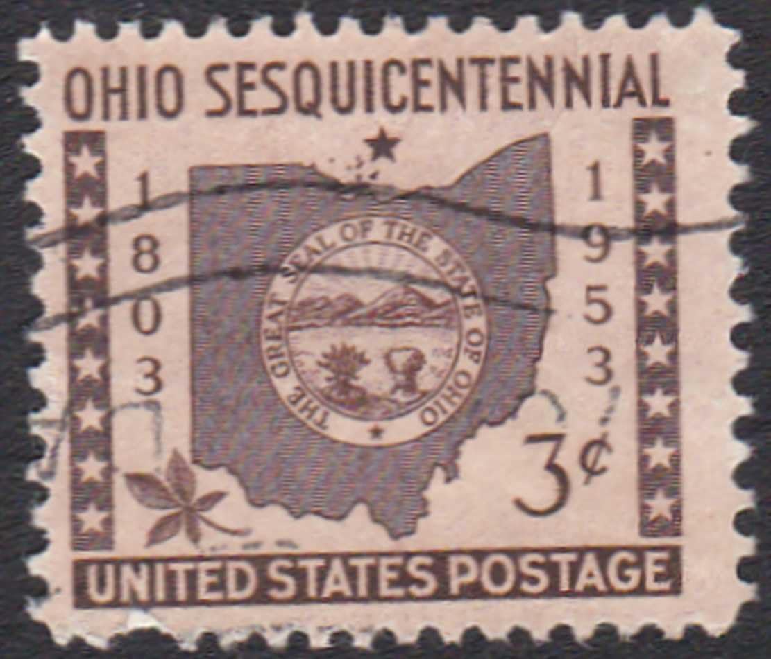 Postage Stamps United States. One Single 3 Cents Chocolate