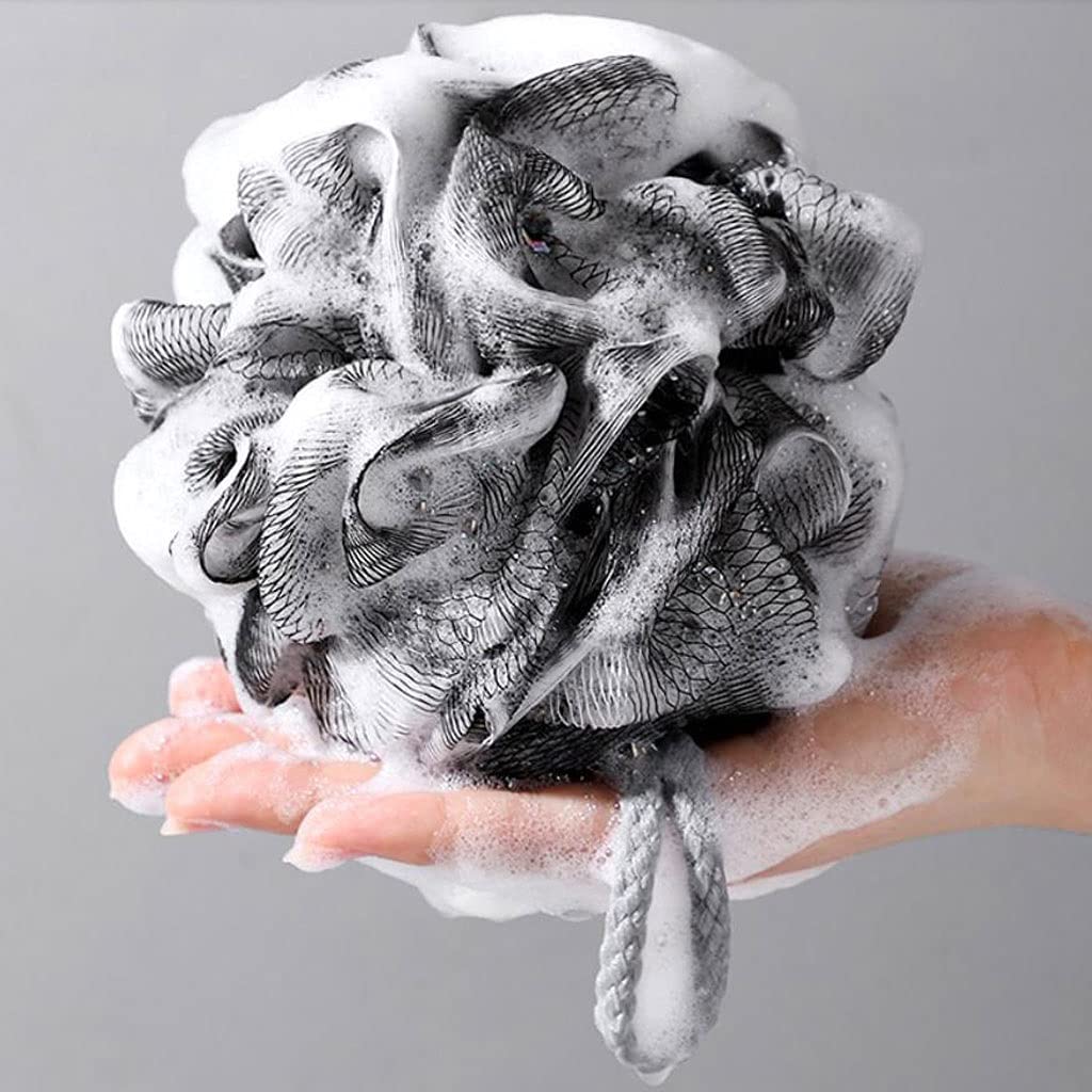 Ręcznik złuszczający Gąbka do kąpieli Prysznic Loofah Balls 66 g/szt. Siatkowa pufa Piłka pod prysznic Miękki peeling do ciała złuszczający do głębokiego czyszczenia, pełne oczyszczanie r