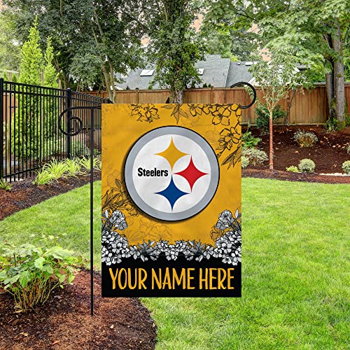 Image of Rico Industries NFL Standard /Primary Personalized 13 inch x 18 inch Double Sided Garden Flag