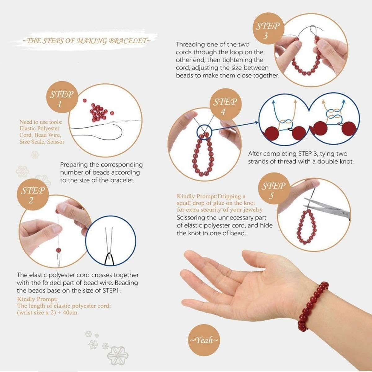 Zenkeeper Natural Gemstone Beads for Jewelry Making 4 MM Mixed Assorted Colorful Gemstones Loose Stone Beads - Image 5