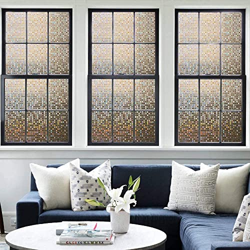 Vinilo Decorativo efecto Vitral 17.5 x 78.7 pulgadas miniatura 7