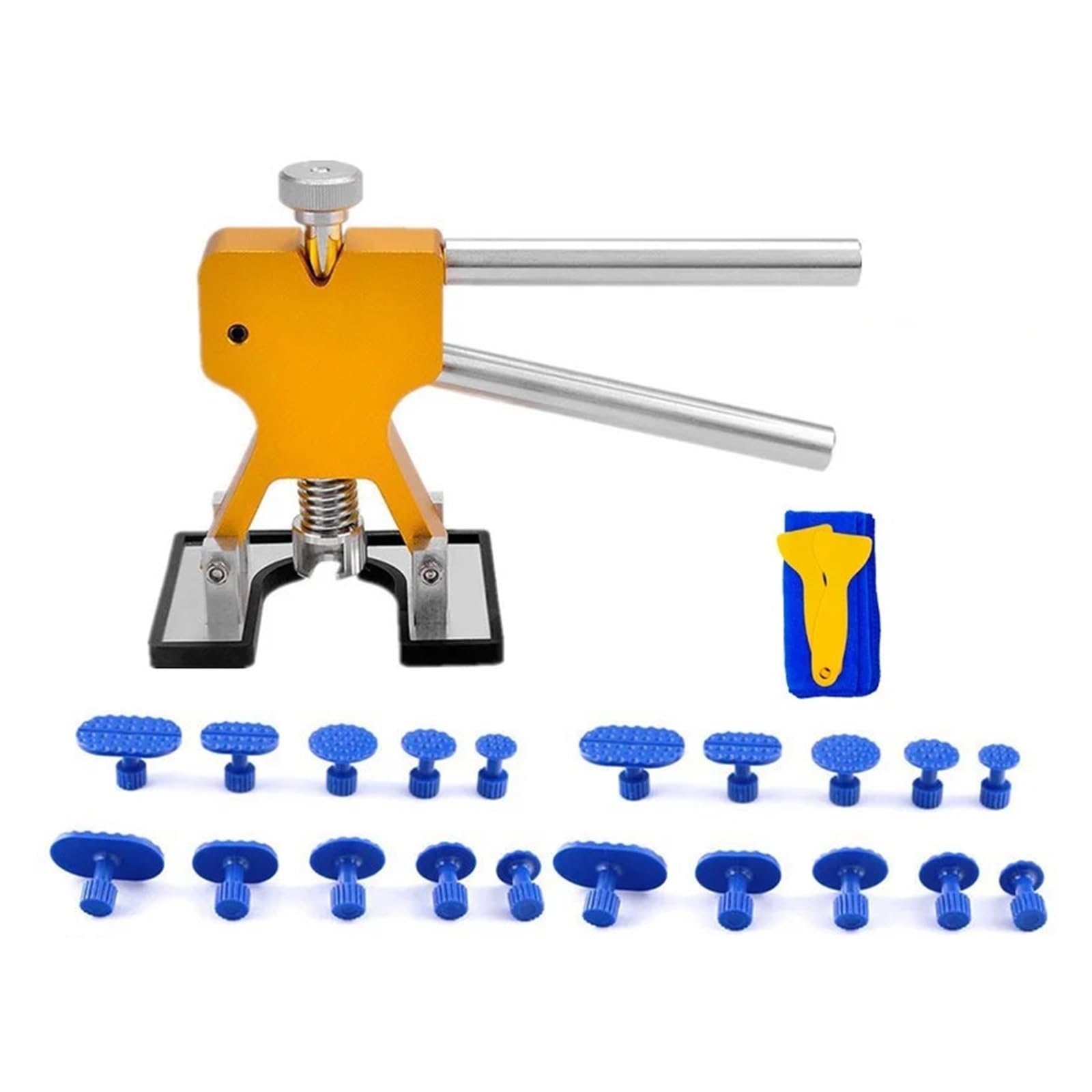 Kit de reparación de abolladuras de carrocería Kits De Reparación De Abolladuras Sin Pintura For Automóviles, Extractor De Abolladuras De Carrocería De Coche, Herramienta De Eliminación De Abolladuras