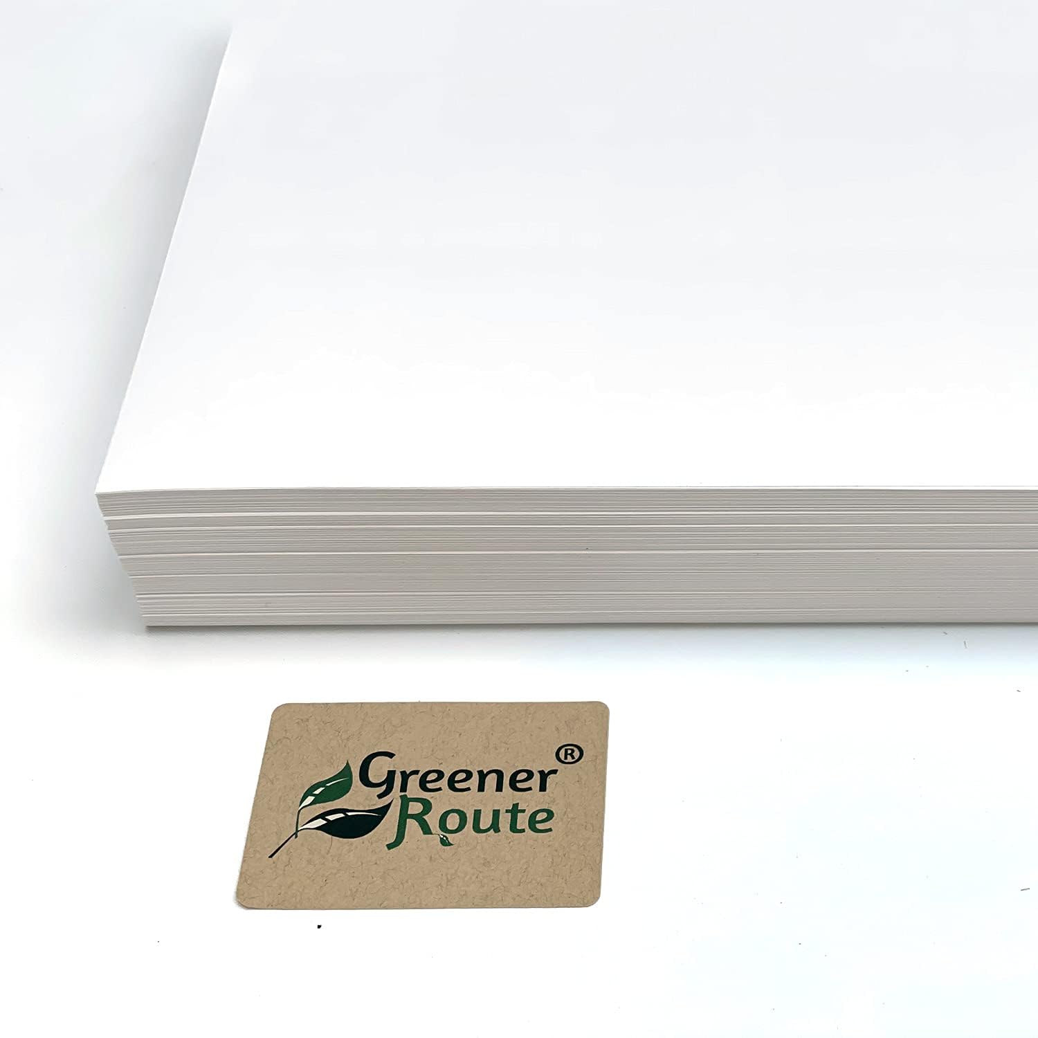100 etichette autoadesive per indirizzi per foglio A4 (2400 etichette – 64 x 34 mm), Greener Route™, angoli curvi, etichette adesive ecologiche, multiuso (laser, fotocopiatrice, a