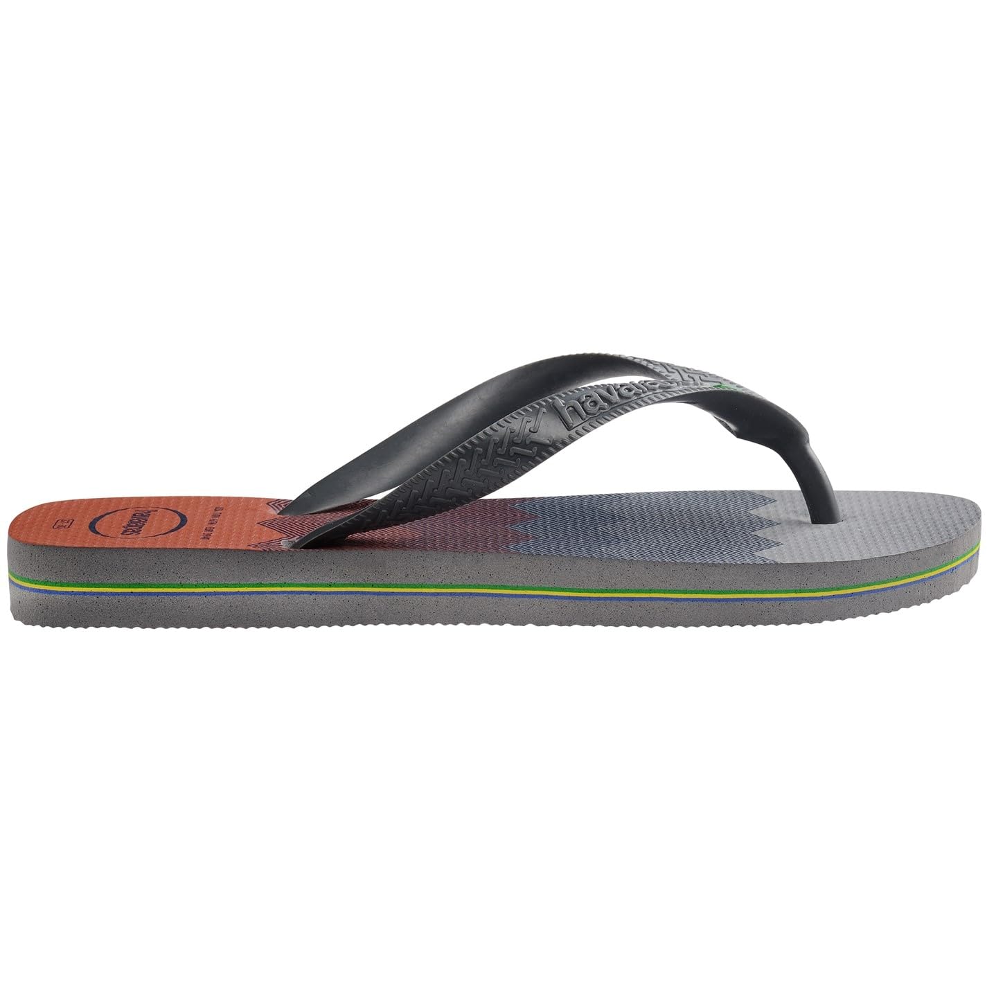 Havaianas Brasil Fresh Unisex Adults FlipFlop Steel Grey/Steel Grey 5.5/6 UK