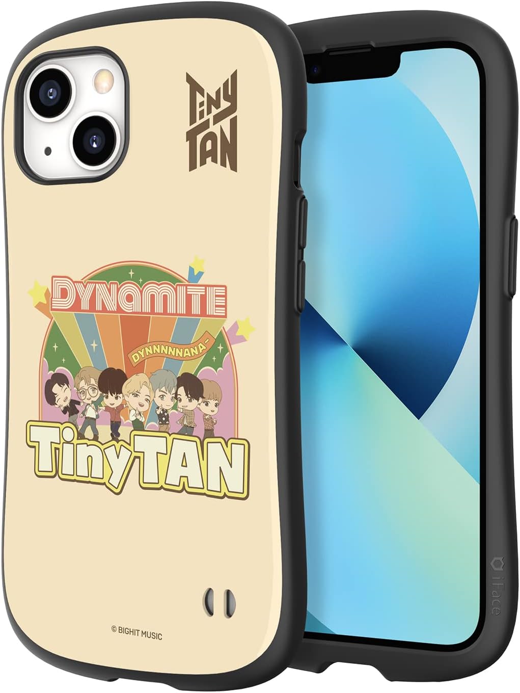 iFaceTinyTAN Dynamite First Class Case for iPhone 13 (6.1”) – Cute Shockproof Dual Layer [Hard Shell + Bumper] Protective Phone Case – Group (Line)