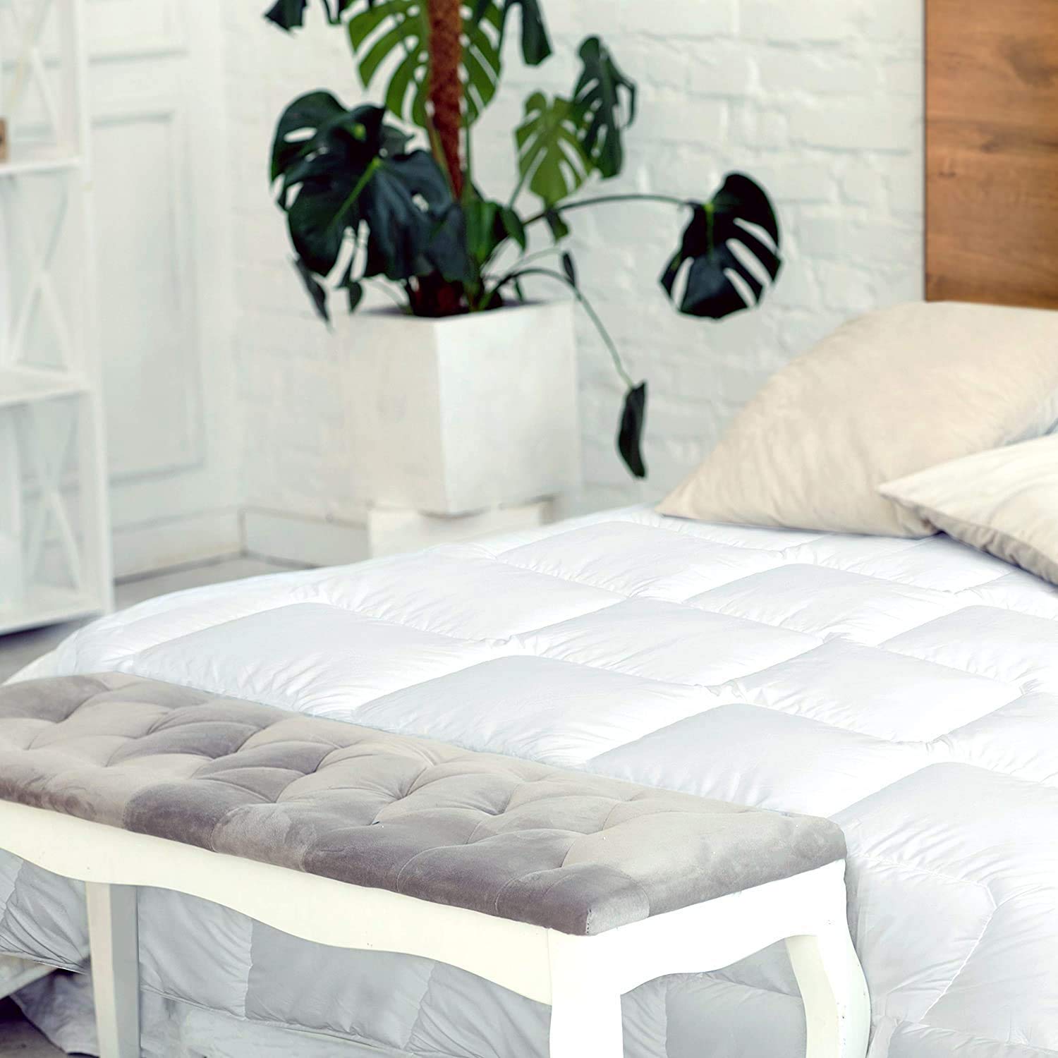Wendre Summer Duvet 240 x 260 cm - Ultralight 150 GSM Blanket for Summer - Thin Microfibre Quilt - Oeko-Tex Certified - Allergy Sufferers Duvet 240 x 260 cm Made in EU - Washable-image-45