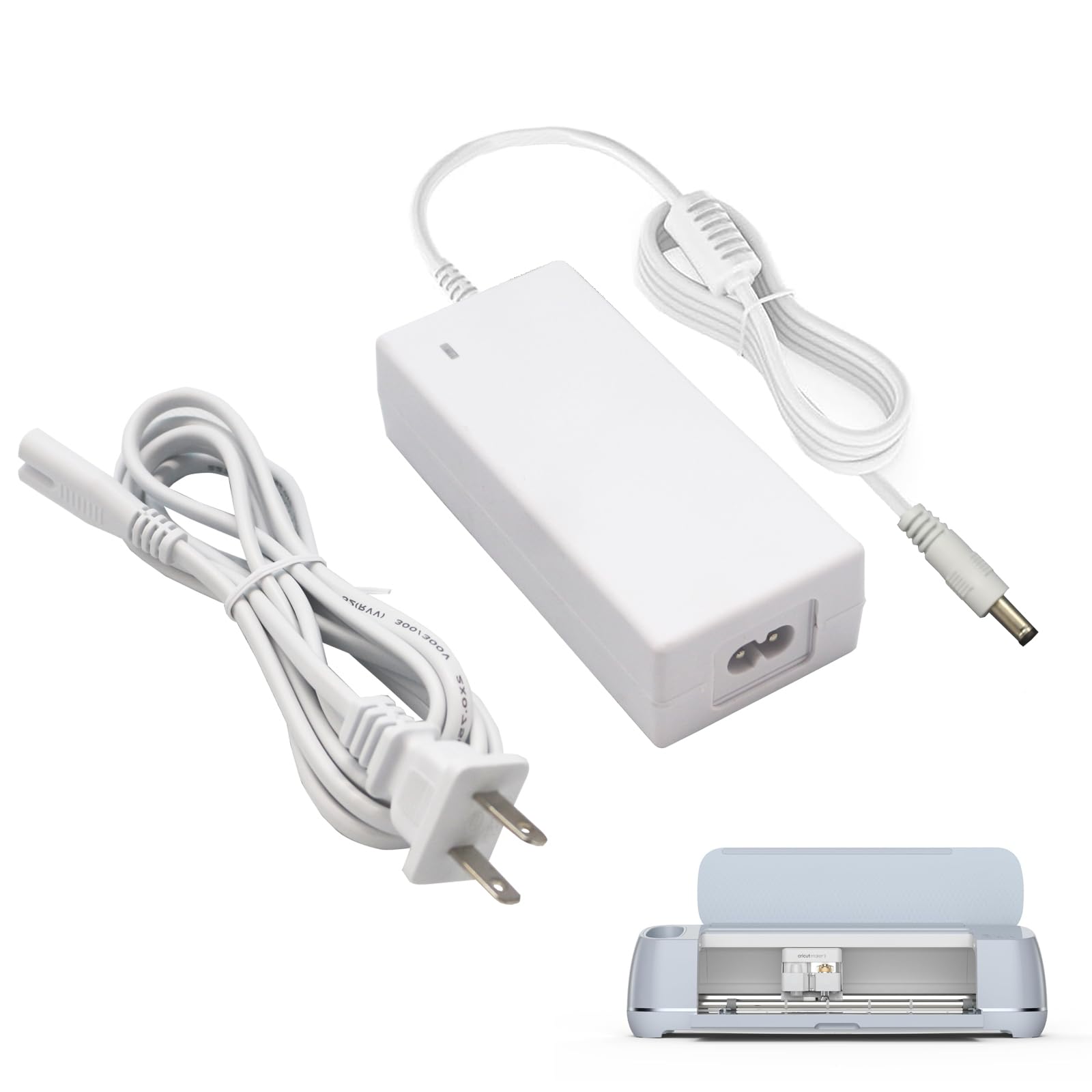 Amazon.com: White Power Cord Compatible with Cricut Maker 3