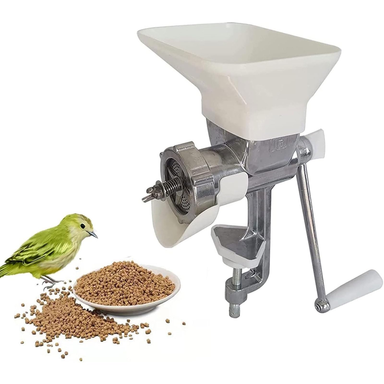 Macchina for Pellet di Cibo for Animali, Macchina for Pellet di Alimentazione Manuale con stampi opzionali, Strumento di Lavorazione della Macchina for Pellet di Cibo for Animali(10mm)