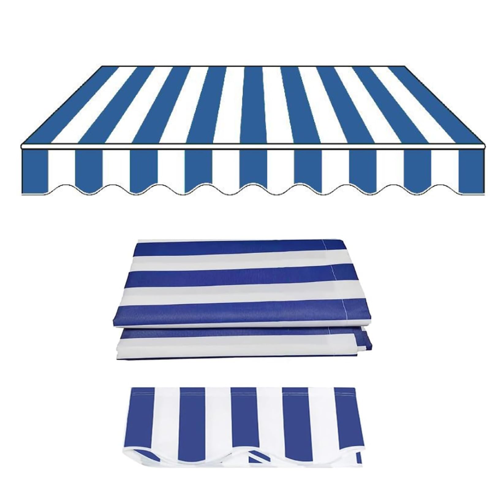 Sunsetter retractable awning fabric replacement,sunsetter patio cover replacement pvc oxford cloth,replacement Many Sizes Fabric Retractable Awning,Top Sunshade Canvas for courtyards,porches(A,