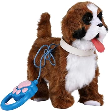 Wuffy Robot Dog Realistic,Robot Puppy That Acts Like a Real Puppy,Waggy Robot Dog,Robotic Dogs for Adults Realistic,Interactive Walking Plush Robots Dog Toys with Touch Sensing,Voice Mimic