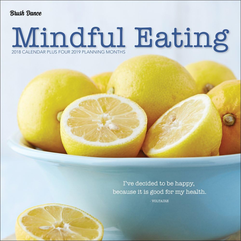 Mindful Eating 2018 Calendar Calendar – Wall Calendar, June 9, 2017