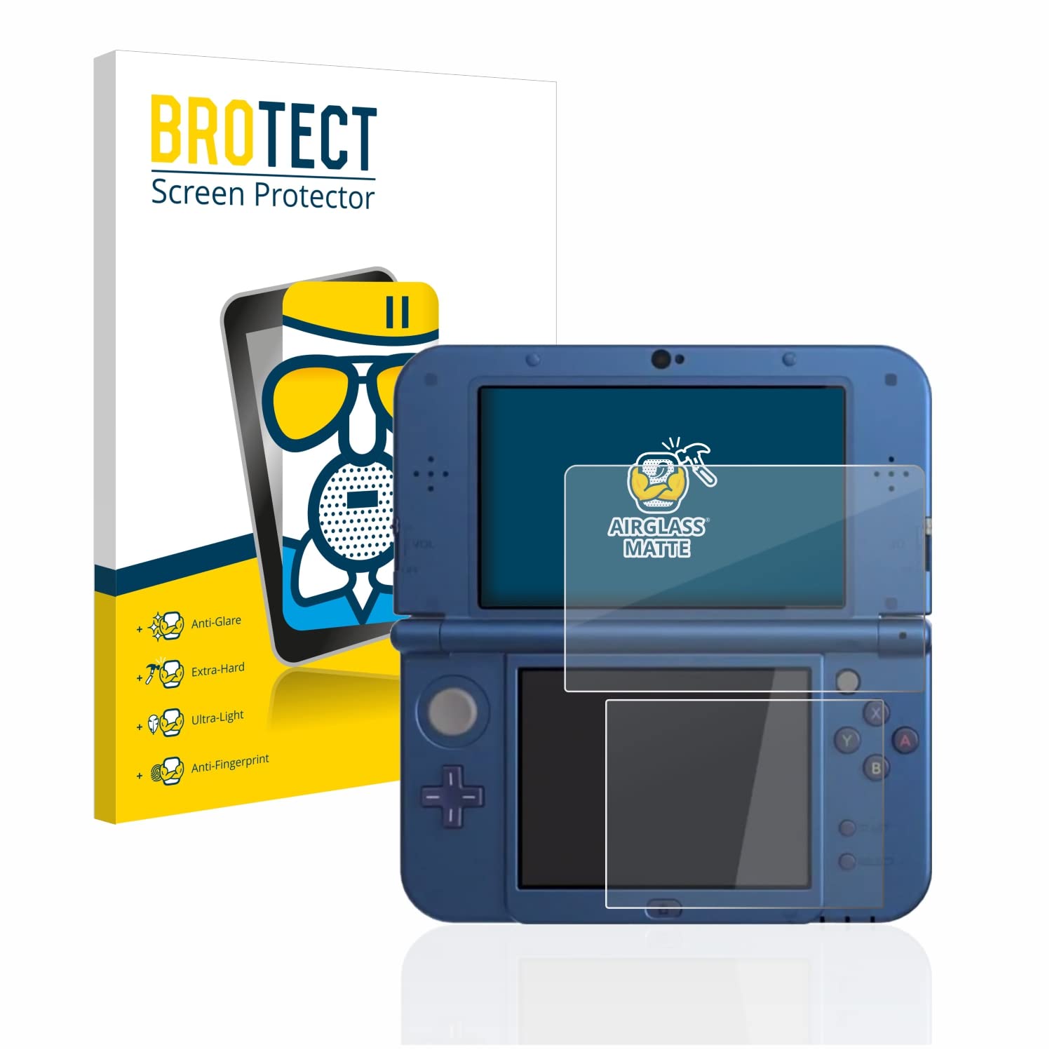BROTECT Protector Pantalla Mate Cristal para Nintendo New 3DS XL Protección Anti-Reflejos