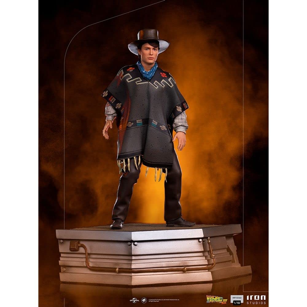 Iron Studio Retour-Vers LE Futur 3 - Marty Mcfly - Statuette 1:10 Kunstwaage - 23 cm