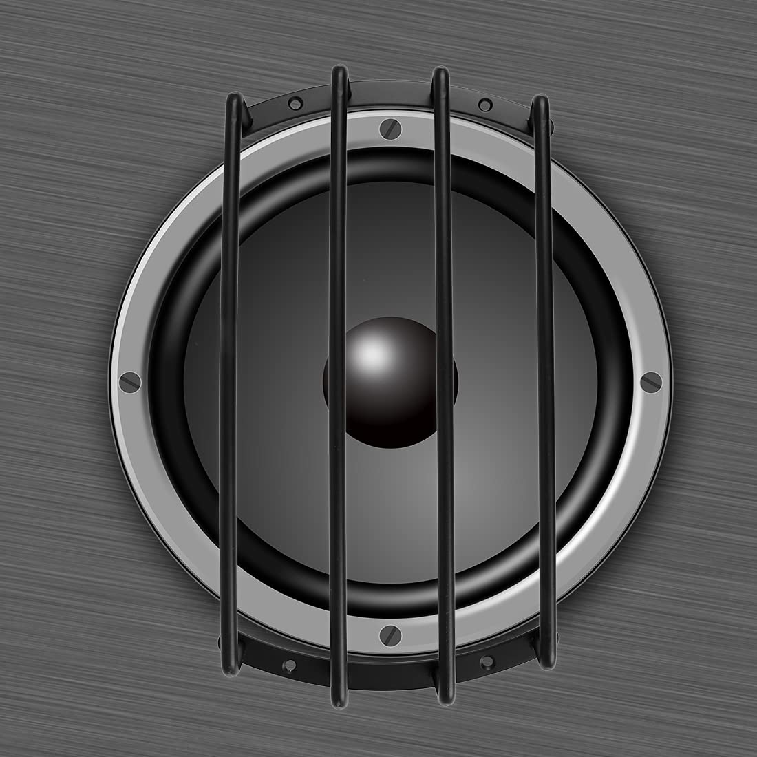 X AUTOHAUX 10 Pouce Voiture Barre Grille Subwoofer Haut-Parleur Grille Couverture Guarde 2pcs