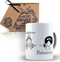 Caneca Presente Para Amiga, Amiga Confidente Parceiras