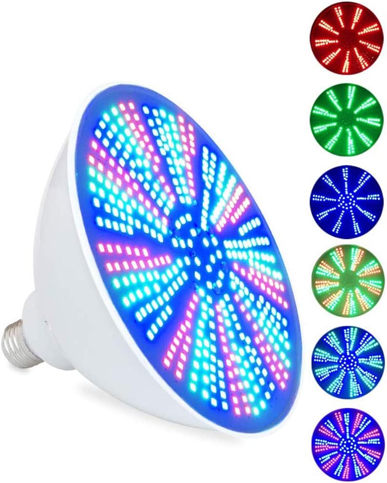 45W RGB LED Pool Light Bulb, 12V AC Color Changing LED Swimming Pool