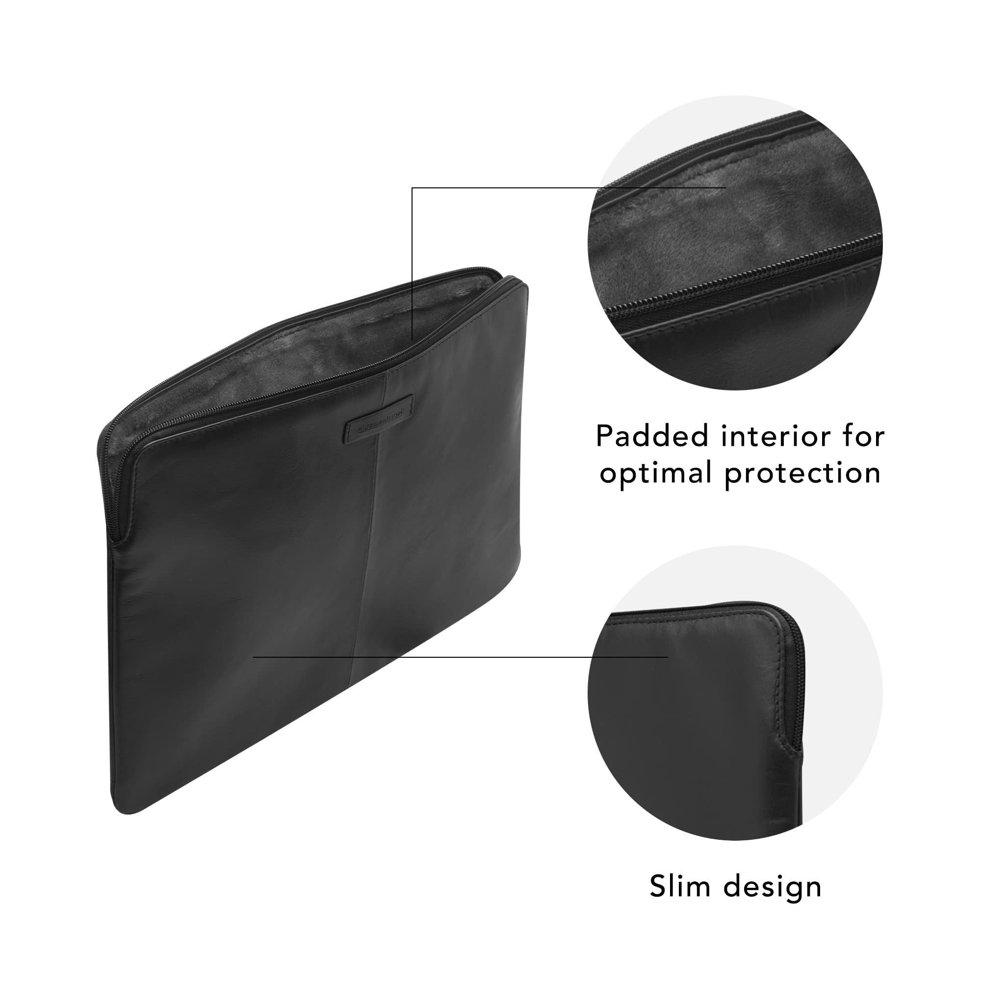 dbramante1928 - Skagen Pro Housse Ordinateur Portable - Housse de Protection pour MacBook - Fabriqué en Cuir de Haute Qualité