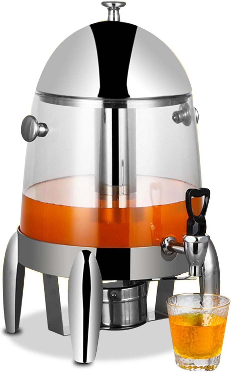 asdchZen 12L Stainless Steel Juice Dispenser Beverage Dispenser With Spigot Coffee Urn Hot Or Cold Drinks Dispenser For Parties Buffet Catering
