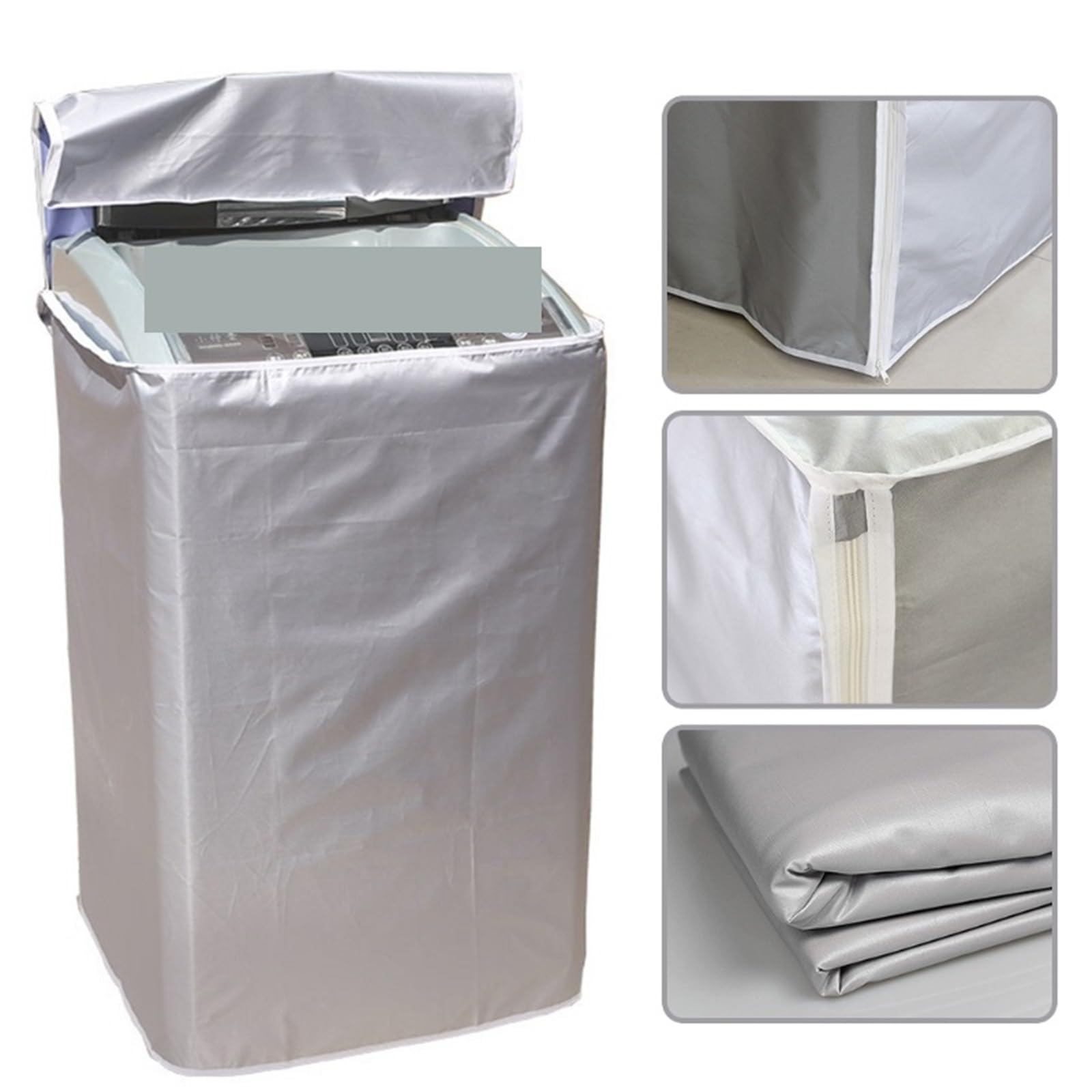 2 pezzi di protezione solare impermeabile, copertura for asciugatrice, protettiva for la casa, for lavatrice per Interno(65x65x103cm)