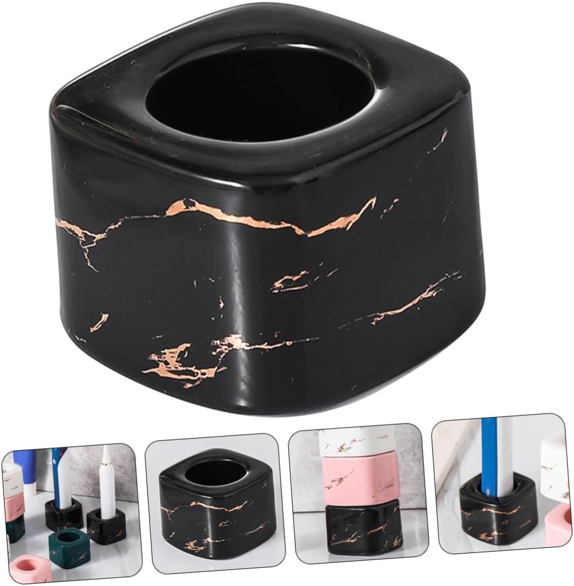 Zahnbürstenhalter Caddy, Zahnbürstensockel, elektrische Zahnbürste, elektrischer Zahnbürstenhalter, Keramik-Zahnbürstenhalter, Keramik-Zahnbürstenständer, Kosmetikpinsel, Becher, elektrische Zahnbürst