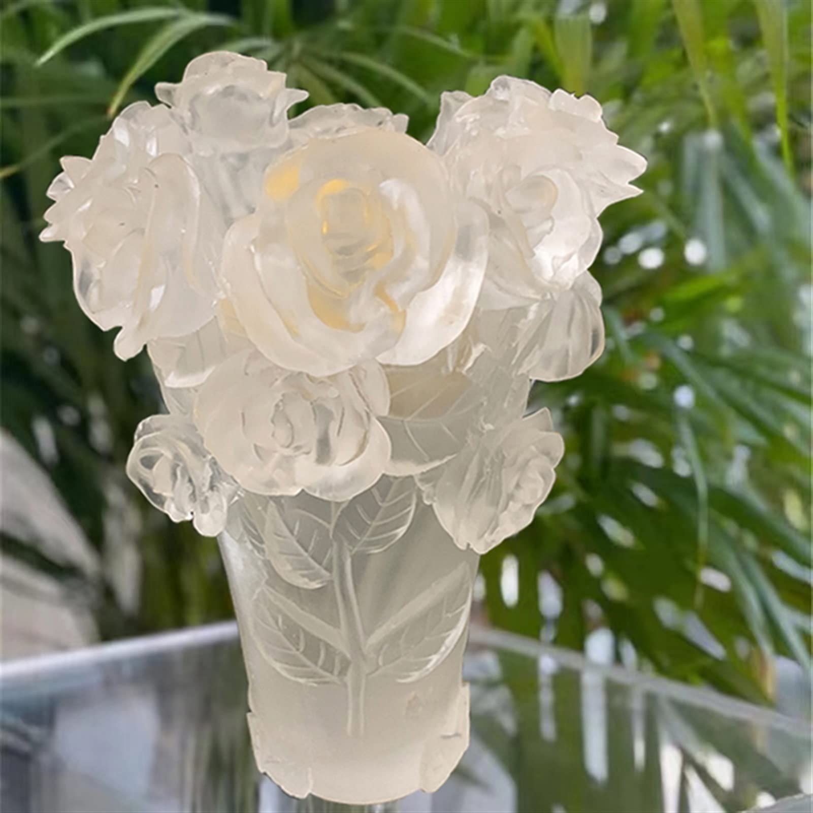 XXXXW Luxury Crystal Creative Censer Burner Floral Arab Incense Burners Home Decor Ornament Incense Stick Holder (Color : Color 7)