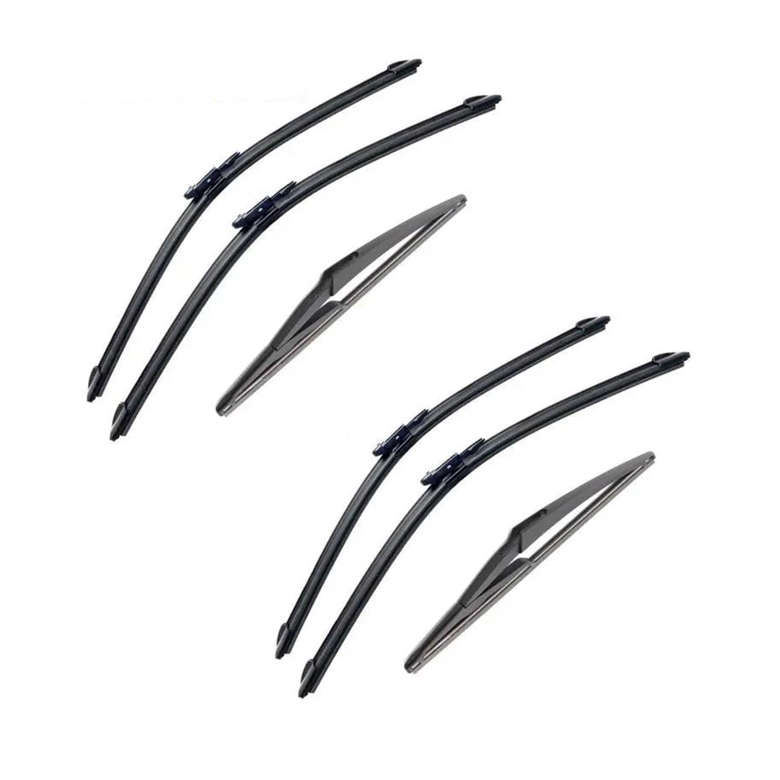 Essuie-Glace pour Qashqai J10 2006-2013 Balai Caoutchouc 24 15 12 Pouces Kit Bras Pare-Brise