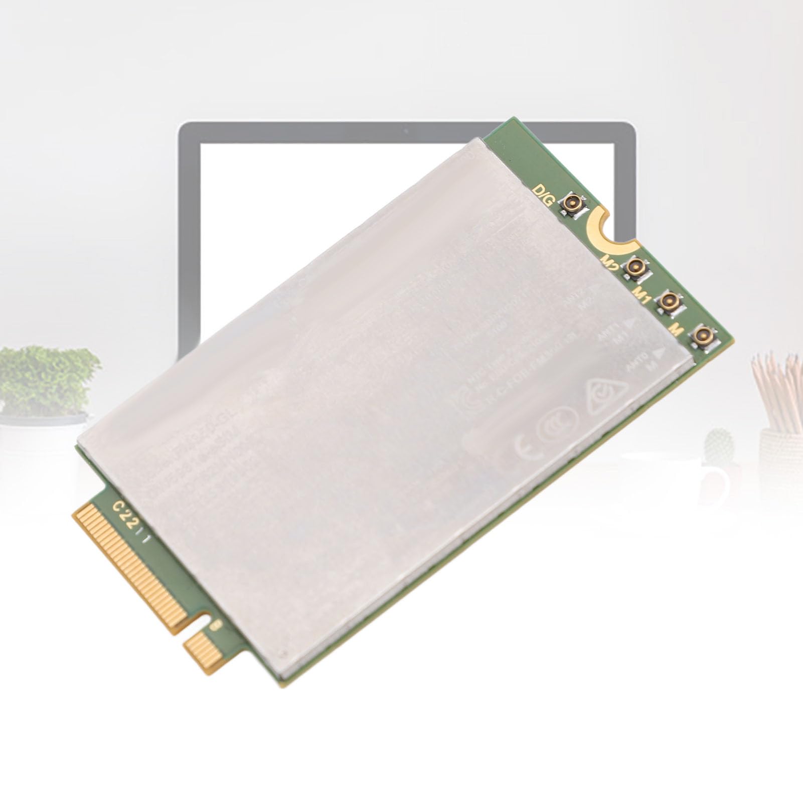 ASHATA Módulo de Tarjeta de Red M.2 4G LTE, Velocidad Excepcional de