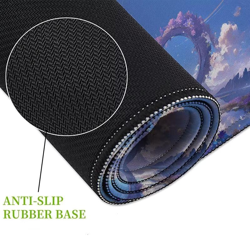 Tapis de souris gaming XXL grand format imperméable antidérapant pour PC de bureau - 5