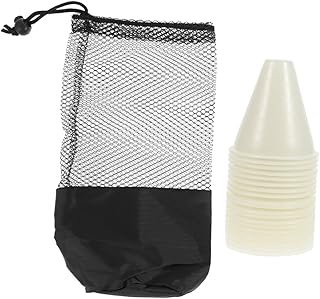 Toddmomy Sapatos De Patinação 1 Conjunto Luminoso Brilho Cone De Estrada De Snf Cones De Treinamento Esportivo De Branco Marcador Cone Luminoso Marcador Cone Marcador De Treinamento Ao