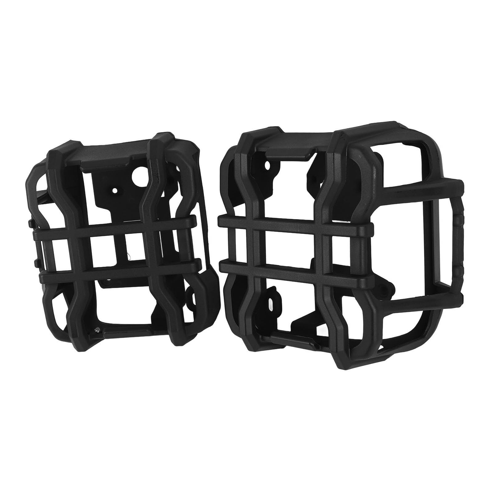 2 fundas protectoras para luz trasera, protectores exteriores de luz trasera negra de impacto, adornos decorativos para JL 2018-2023 con luces LED, hechas de material ABS altamente resistente al