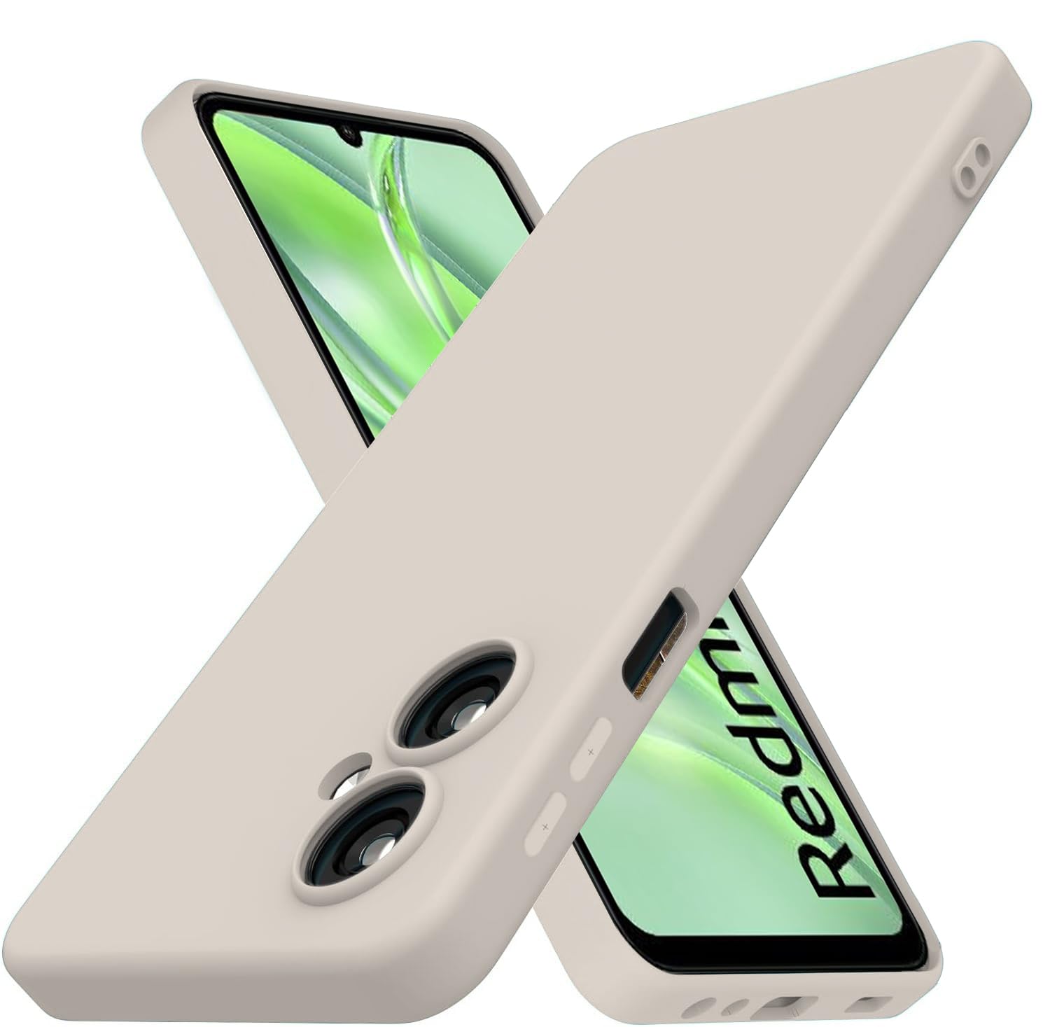 DIZORO Microfiber Candy Case for Mi Redmi 13C /Poco C65 /Poco M6 5G Smooth Touch Cushion Liquid Soft Silicone Gel Rubber Phone Cases Non-Slip Full Body Protective Shockproof Back Cover (Stone Grey) (B0CT8YVTMM) Amazon Price History, Amazon Price Tracker