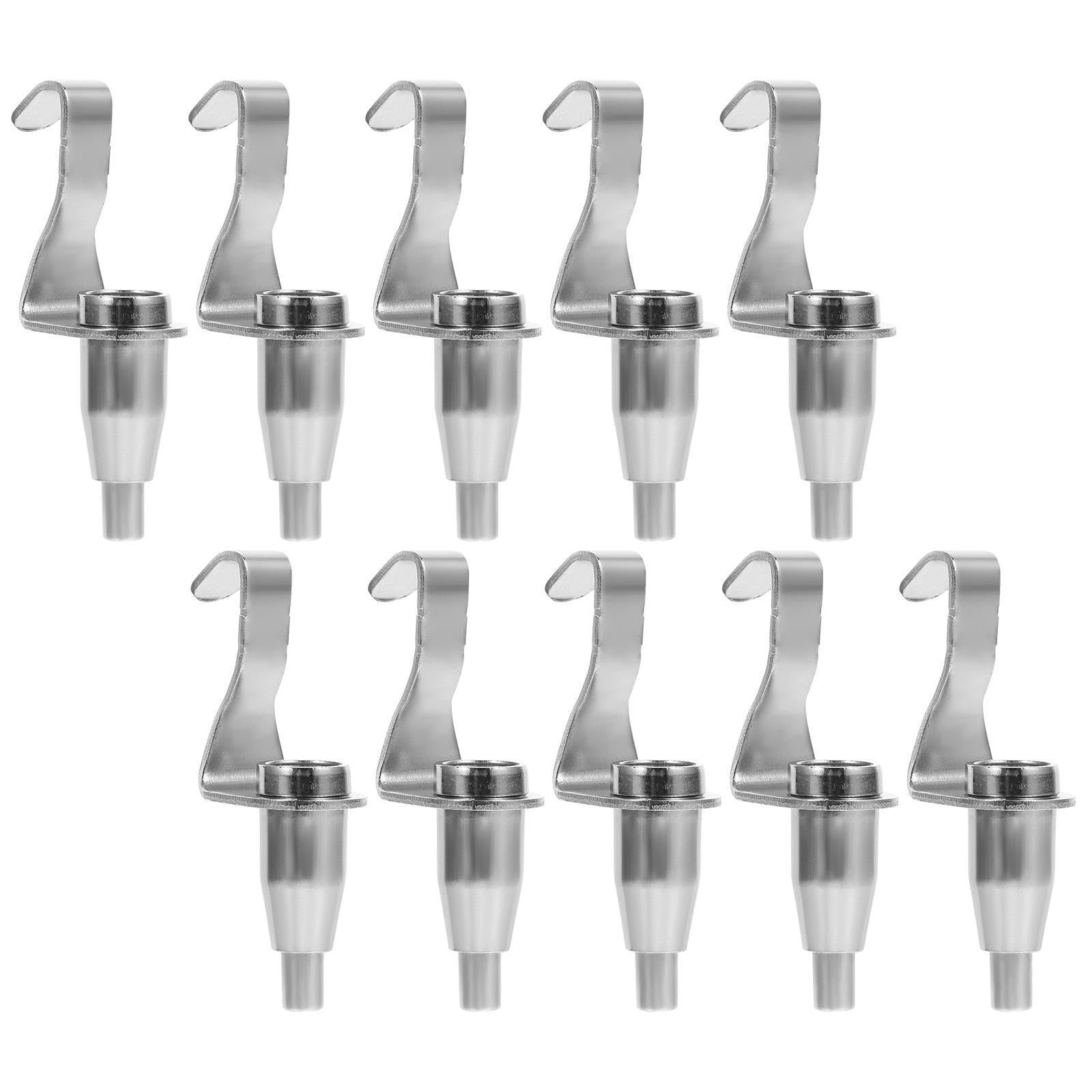 Twisaxc High Strength Adjustable Picture Rail Hanging Hooks Picture Frame Hangers Sturdy Multipurpose Utility Display Wire Rope Hanger Art Gallery Display Hooks Indoor