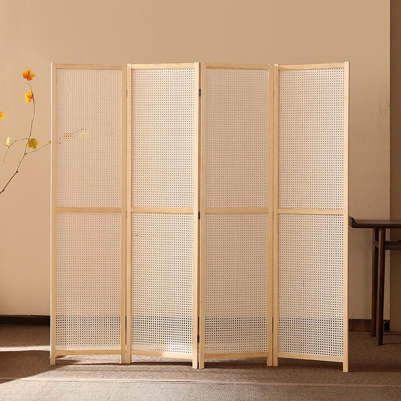 Amazon｜[JIMSHUINIO] パーテーション 衝立 4連 幅40x高さ180cm 天然木