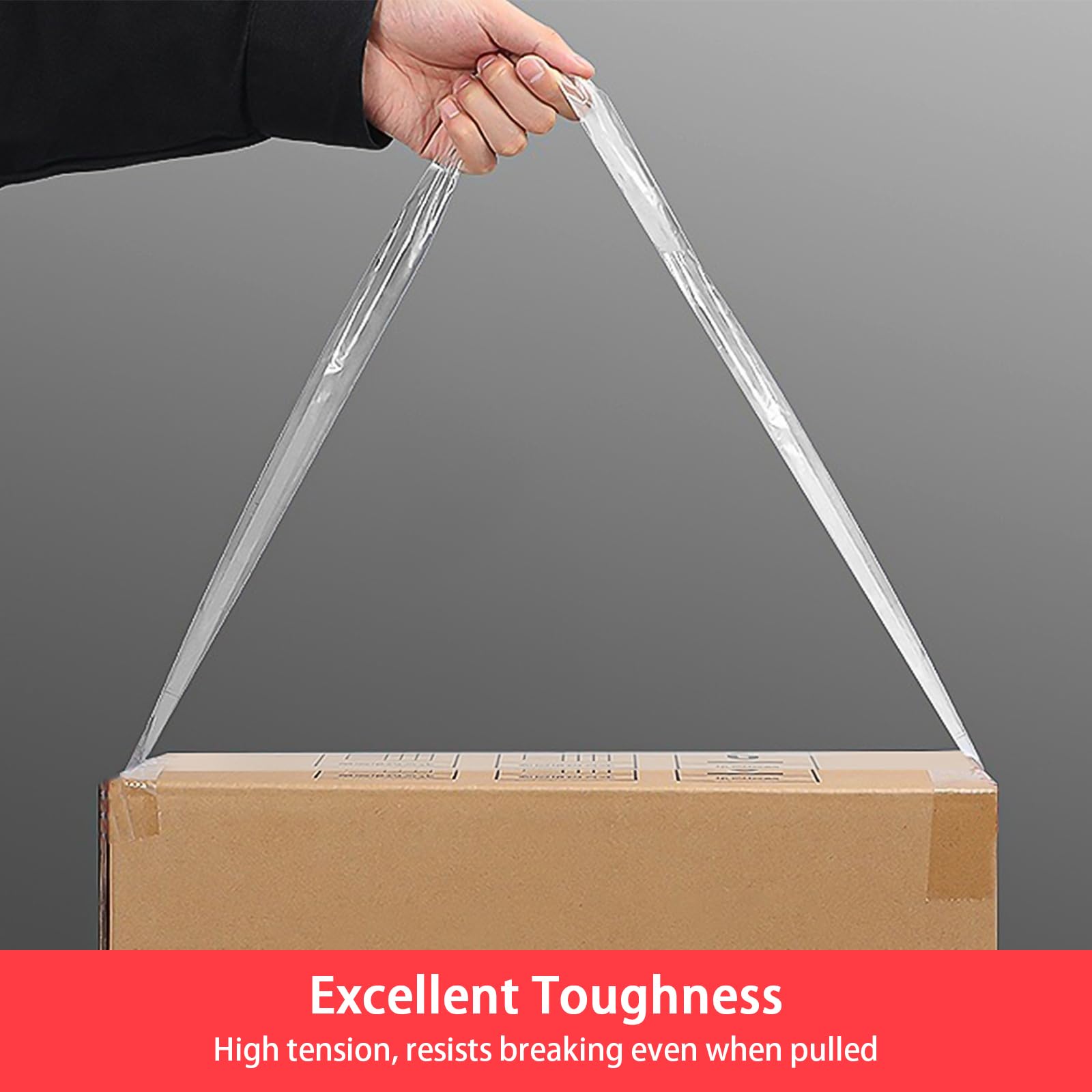EXERZ 6er Pack Transparentes Klebeband – 48 Mm X 66 M, Stark Haftend Für Kartons, Umzug & Versand