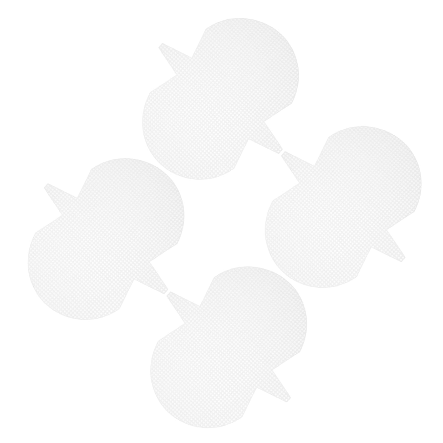 ARTIBETTER 4pcs Plastic Canvas Sheets Kit for DIY Bag Weaving Cross Stitch Crafting