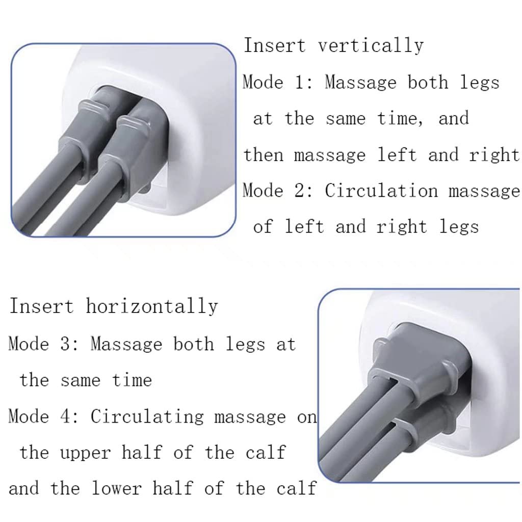 Dispositivo di Massaggio Elettrico per la circolazione di Gambe e Piedi, Compressione d'Aria per Massaggio e Relax, Polpaccio, Piedi, Coscia